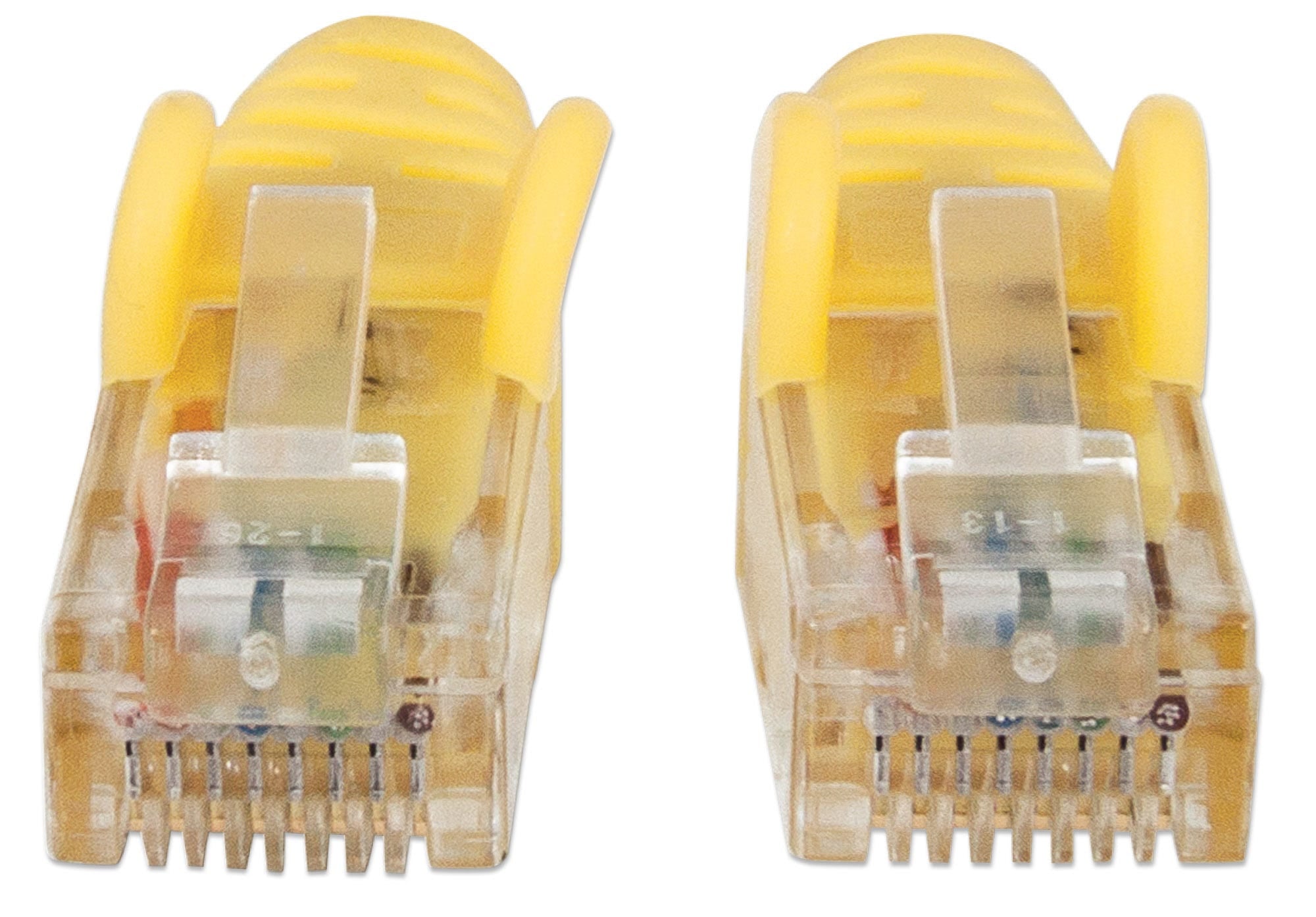 Intellinet Cat6 UTP, 1m câble de réseau Jaune U/UTP (UTP)