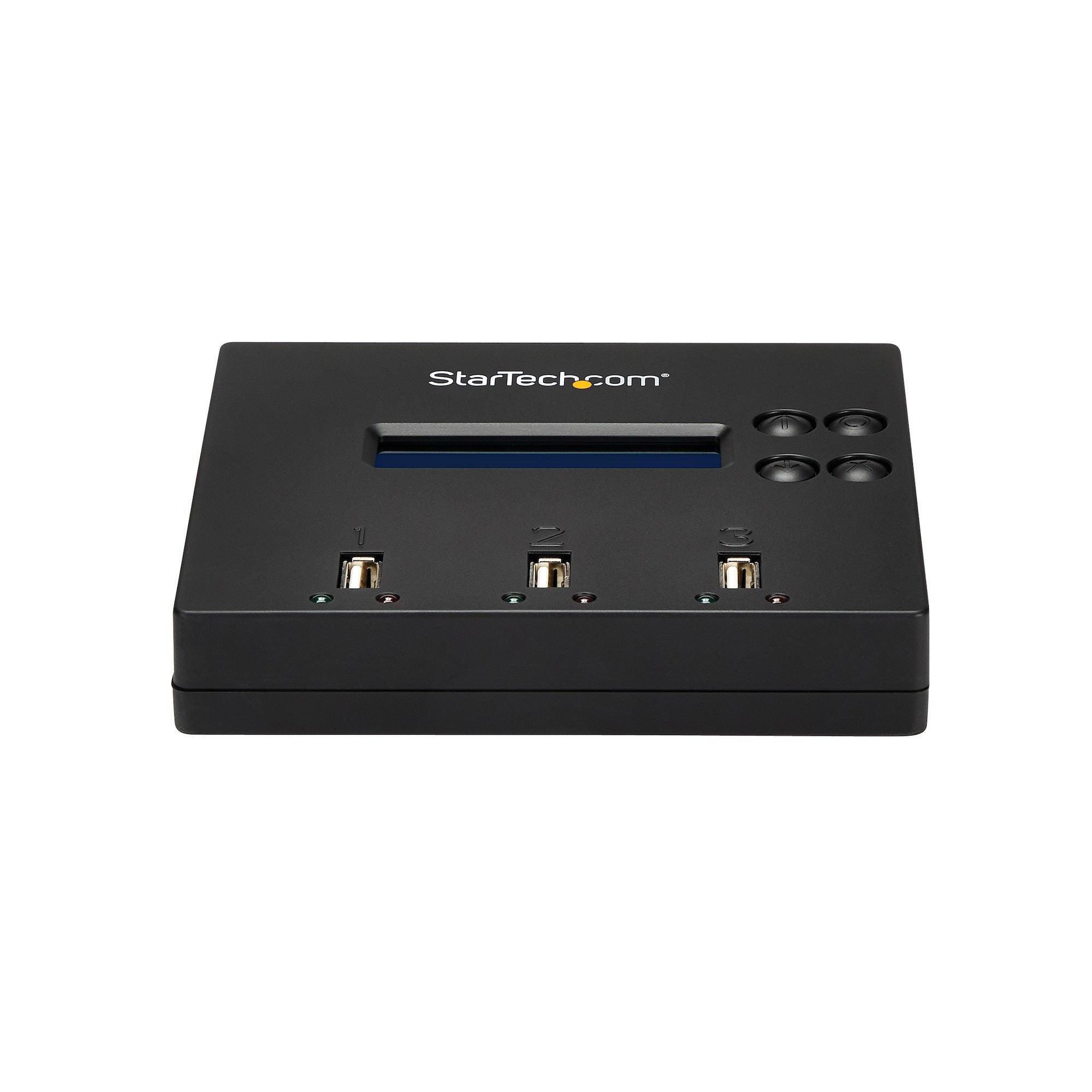 StarTech.com Duplicateur et Effaceur Autonome de 1 à 2 clés USB, Copieur de Plusieurs Clés USB, Copie Système et Fichier et Secteur par Secteur, 1,5 Go/min, Effacement en 3 Passes, Affichage LCD
