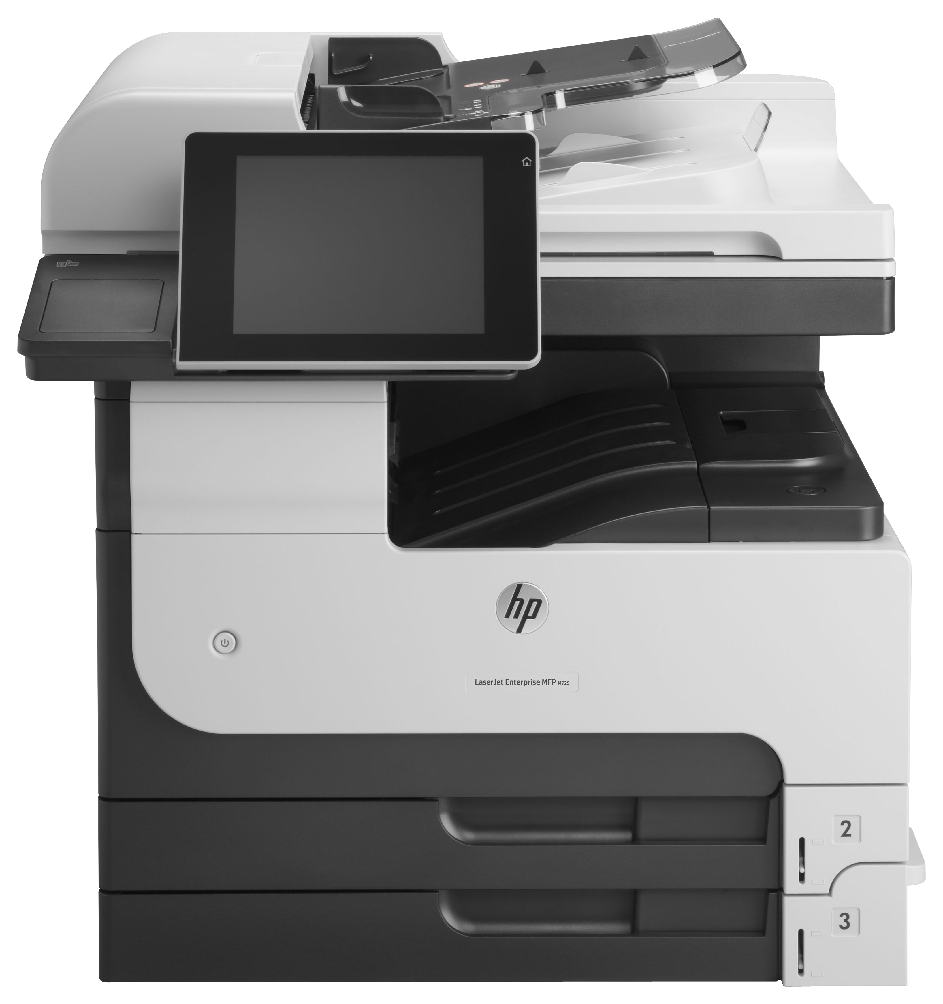 HP LaserJet Enterprise Imprimante multifonction MFP M725dn, Noir et blanc, Imprimante pour Entreprises, Impression, copie, numérisation, ADF de 100 pages; Impression USB en façade; Numérisation vers e-mail/PDF; Impression recto-verso