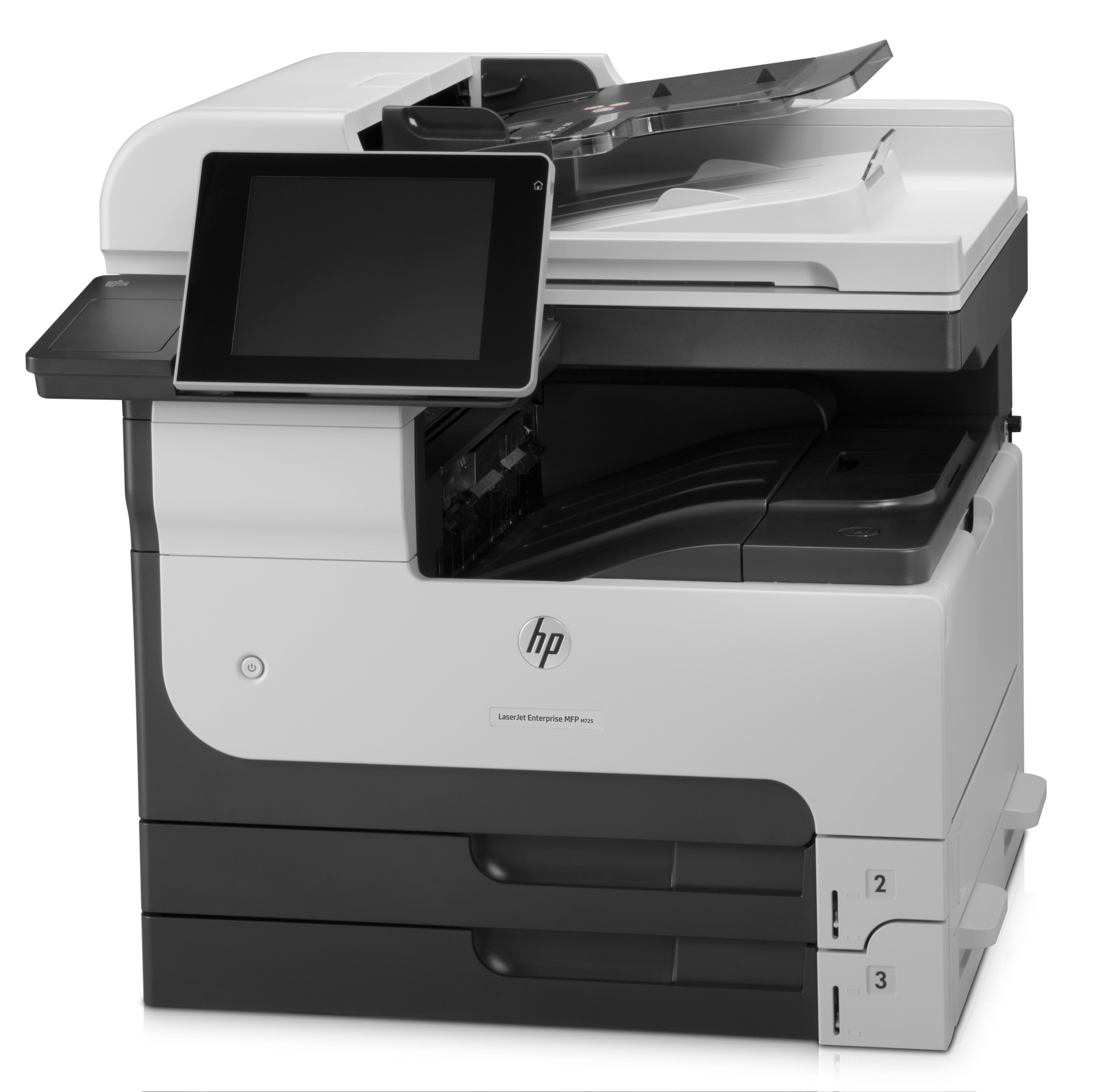 HP LaserJet Enterprise Imprimante multifonction MFP M725dn, Noir et blanc, Imprimante pour Entreprises, Impression, copie, numérisation, ADF de 100 pages; Impression USB en façade; Numérisation vers e-mail/PDF; Impression recto-verso
