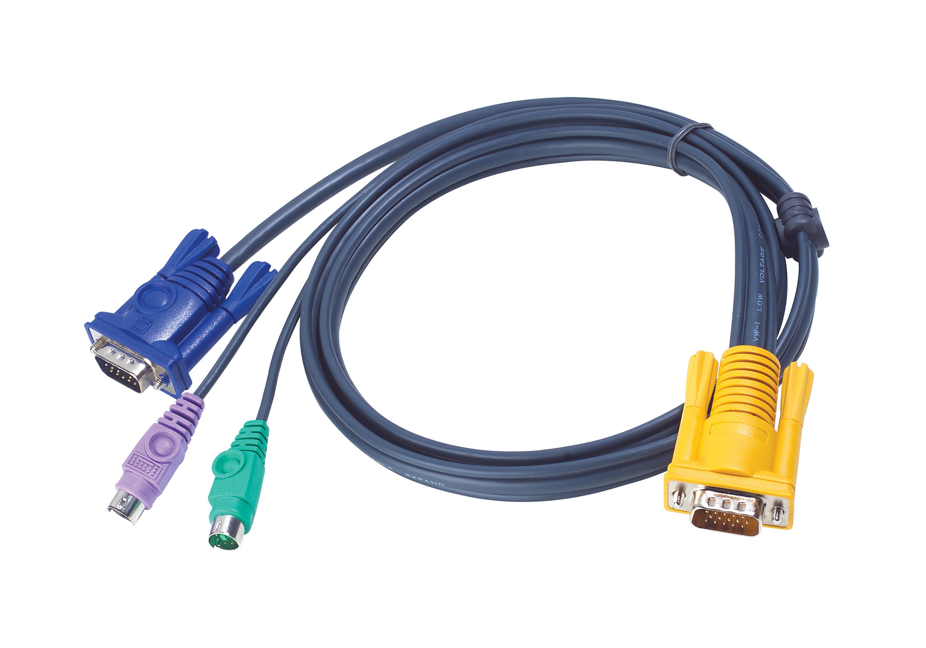 ATEN Câble KVM 1,8m PS/2 avec SPHD 3 en 1