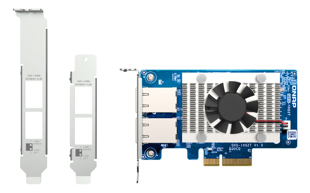 QNAP QXG-10G2T carte réseau Interne Ethernet 10000 Mbit/s