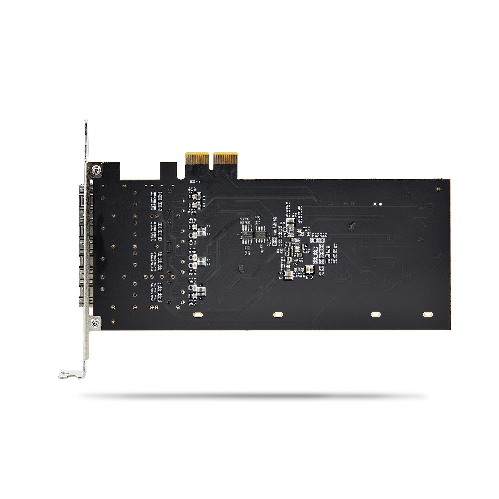 StarTech.com Carte Réseau GbE SFP à 4 Ports, PCIe 2.0 x2 (Compatible x4, x8, x16), Contrôleur Intel I350-AM4 4x 1GbE, 1000BASE Cuivre/Fibre Optique, Carte Réseau Gigabit Ethernet à 4 Ports pour Bureau/Serveur - Windows & Linux