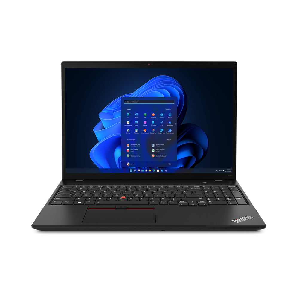 Lenovo ThinkPad P16s Gen 2 (AMD) AMD Ryzen™ 7 PRO 7840U Station de travail mobile 40,6 cm (16") Écran tactile WUXGA 32 Go LPDDR5x-SDRAM 1 To SSD Wi-Fi 6E (802.11ax) Windows 11 Pro Allemand Noir