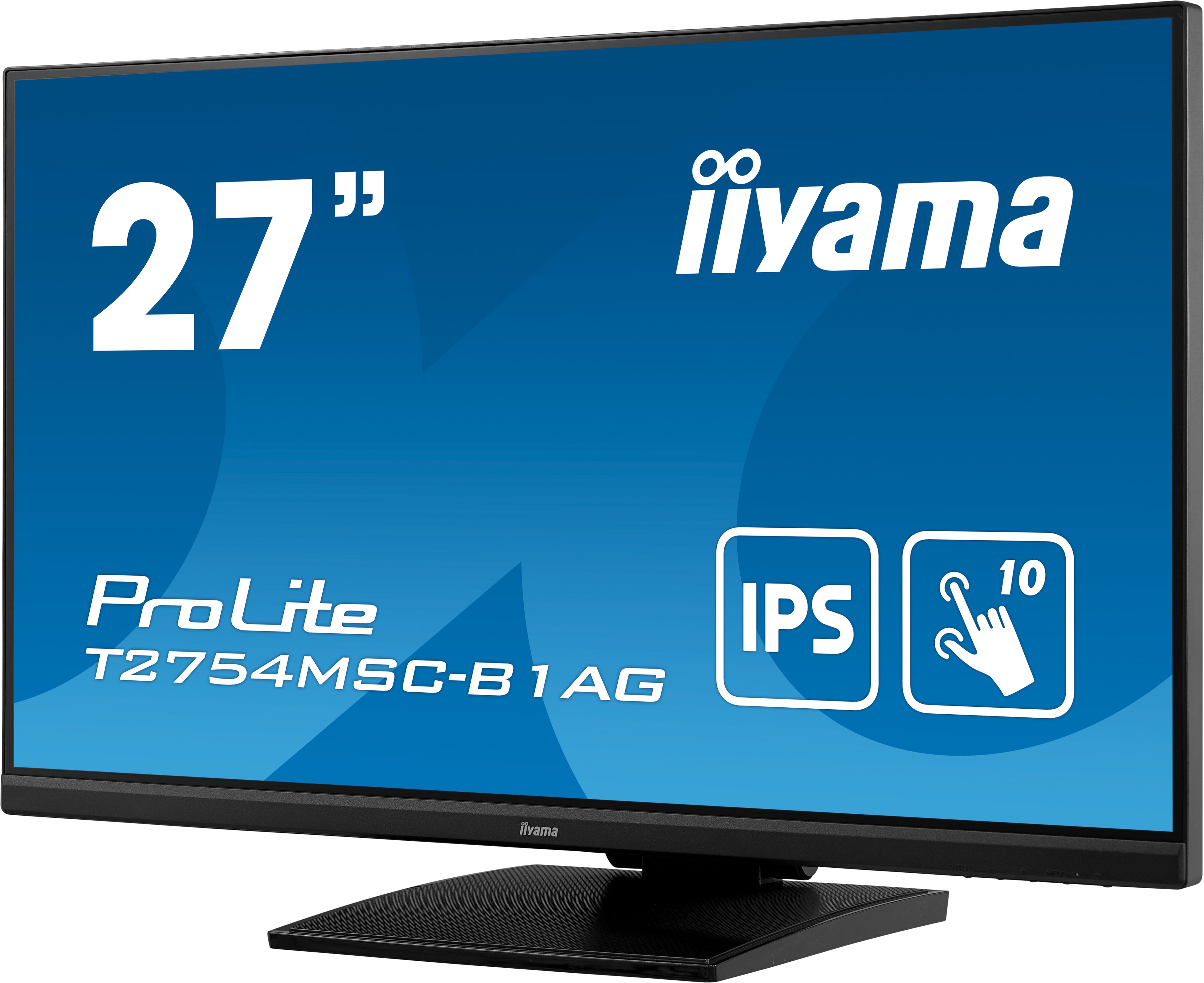 iiyama ProLite T2754MSC-B1AG écran plat de PC 68,6 cm (27") 1920 x 1080 pixels Full HD LED Écran tactile Multi-utilisateur Noir