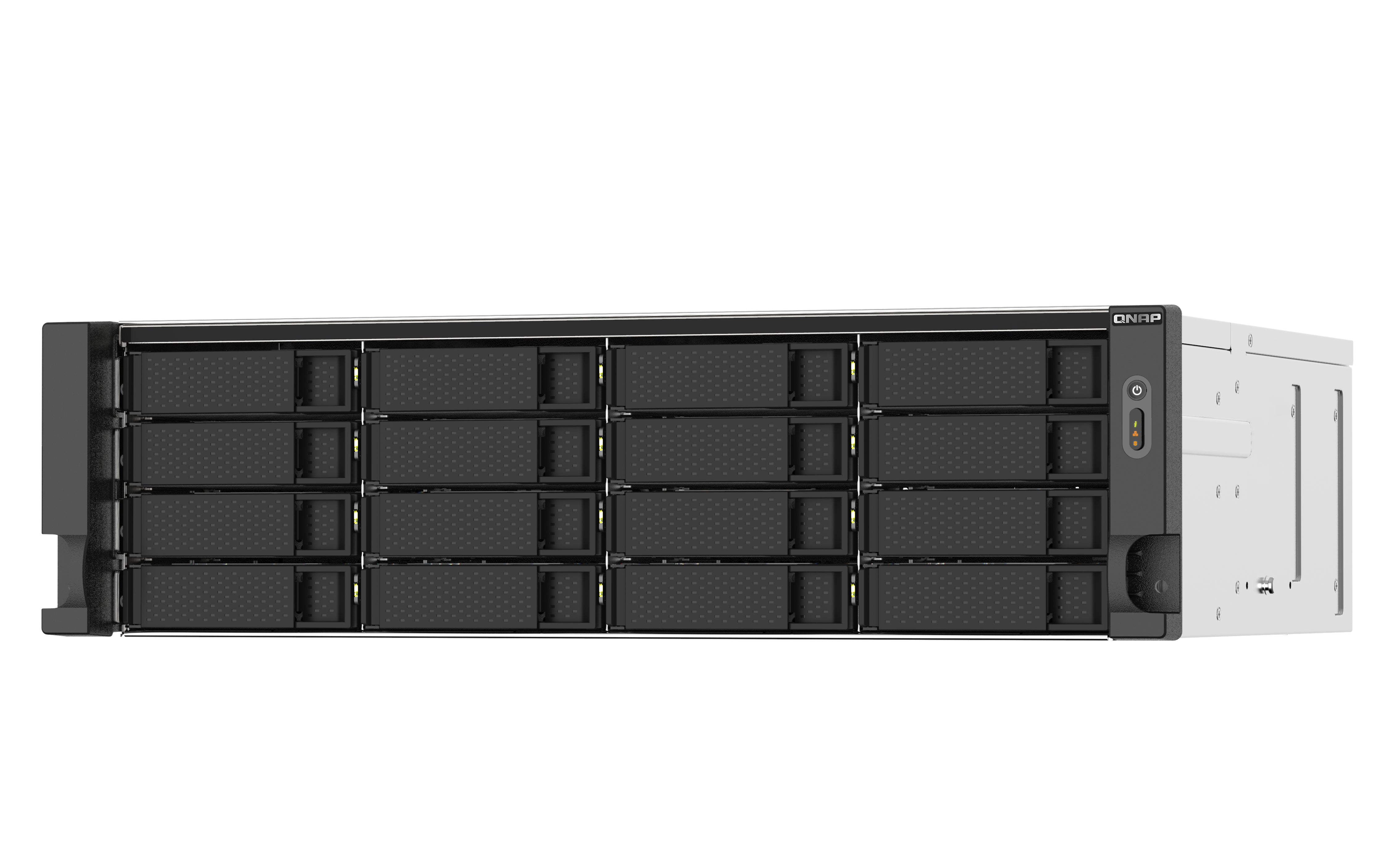 QNAP TS-1673AU-RP-16G serveur de stockage NAS Rack (3 U) Ryzen Embedded V1500B 16 Go DDR4 0 To QNAP QTS Noir, Gris