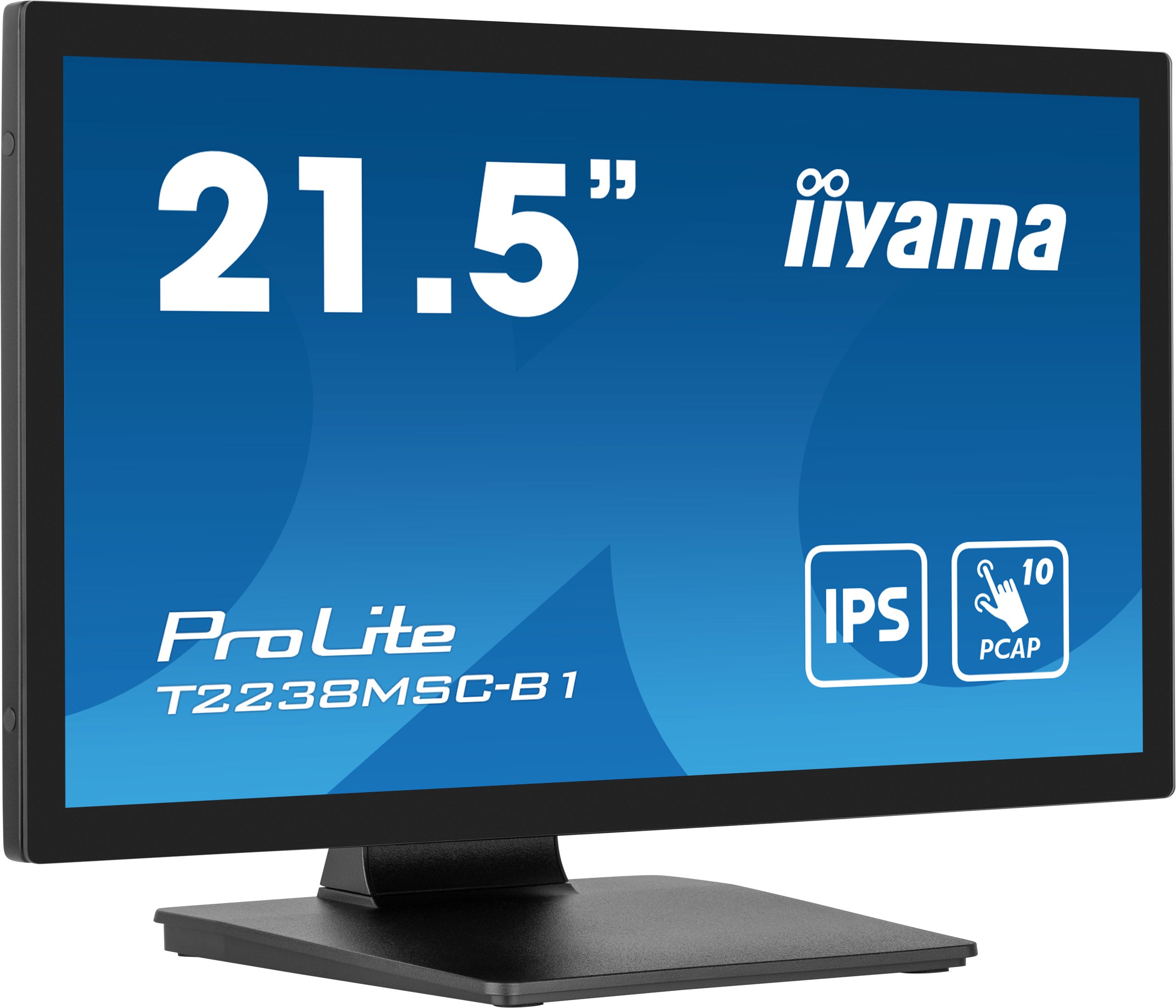 iiyama ProLite T2238MSC-B1 écran plat de PC 54,6 cm (21.5") 1920 x 1080 pixels Full HD LED Écran tactile Noir