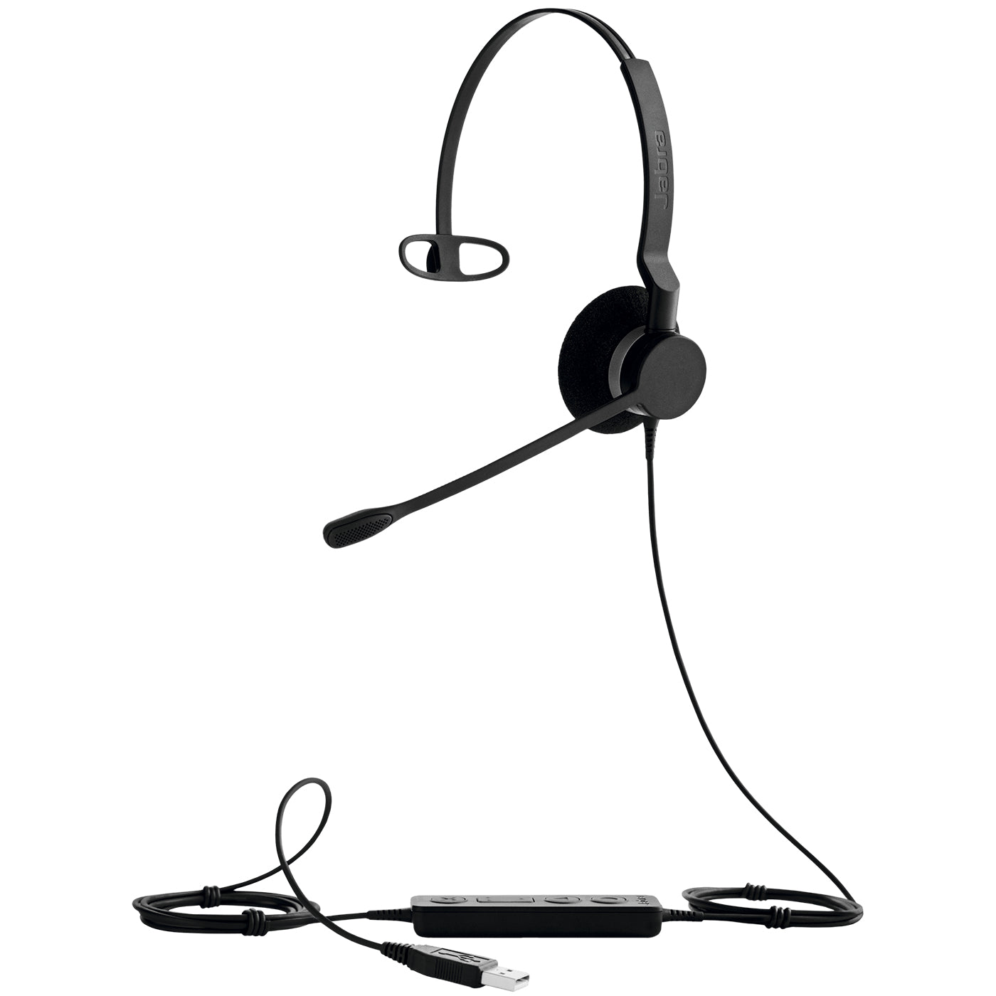Jabra 2393-823-109 casque Avec fil Arceau Bureau/Centre d'appels USB Type-A Noir