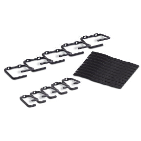 APC NetShelter - Accessoire de gestion de câbles - 5 grands et 5 petits anneaux - 0U