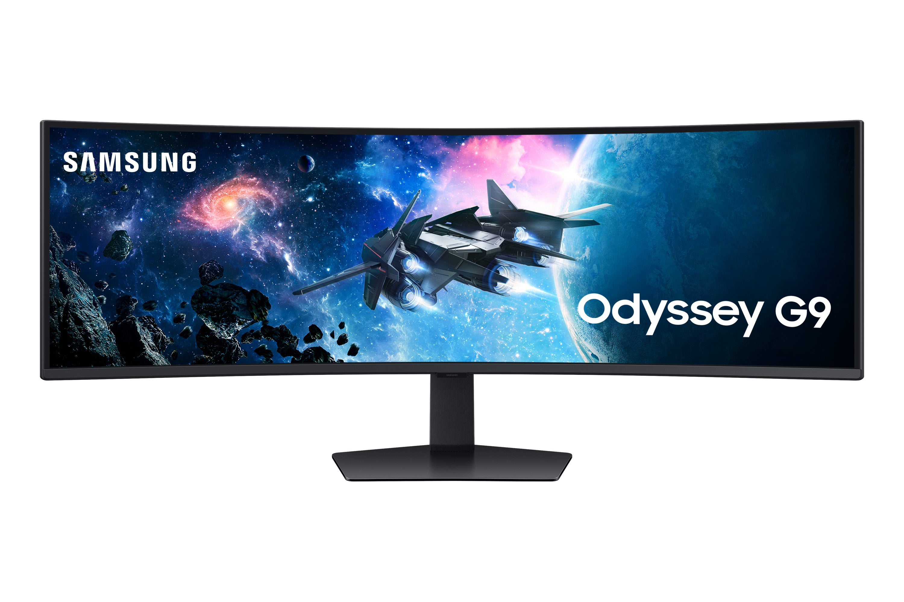 Samsung G95C écran plat de PC 124,5 cm (49") 5120 x 1440 pixels Dual QHD LED Noir