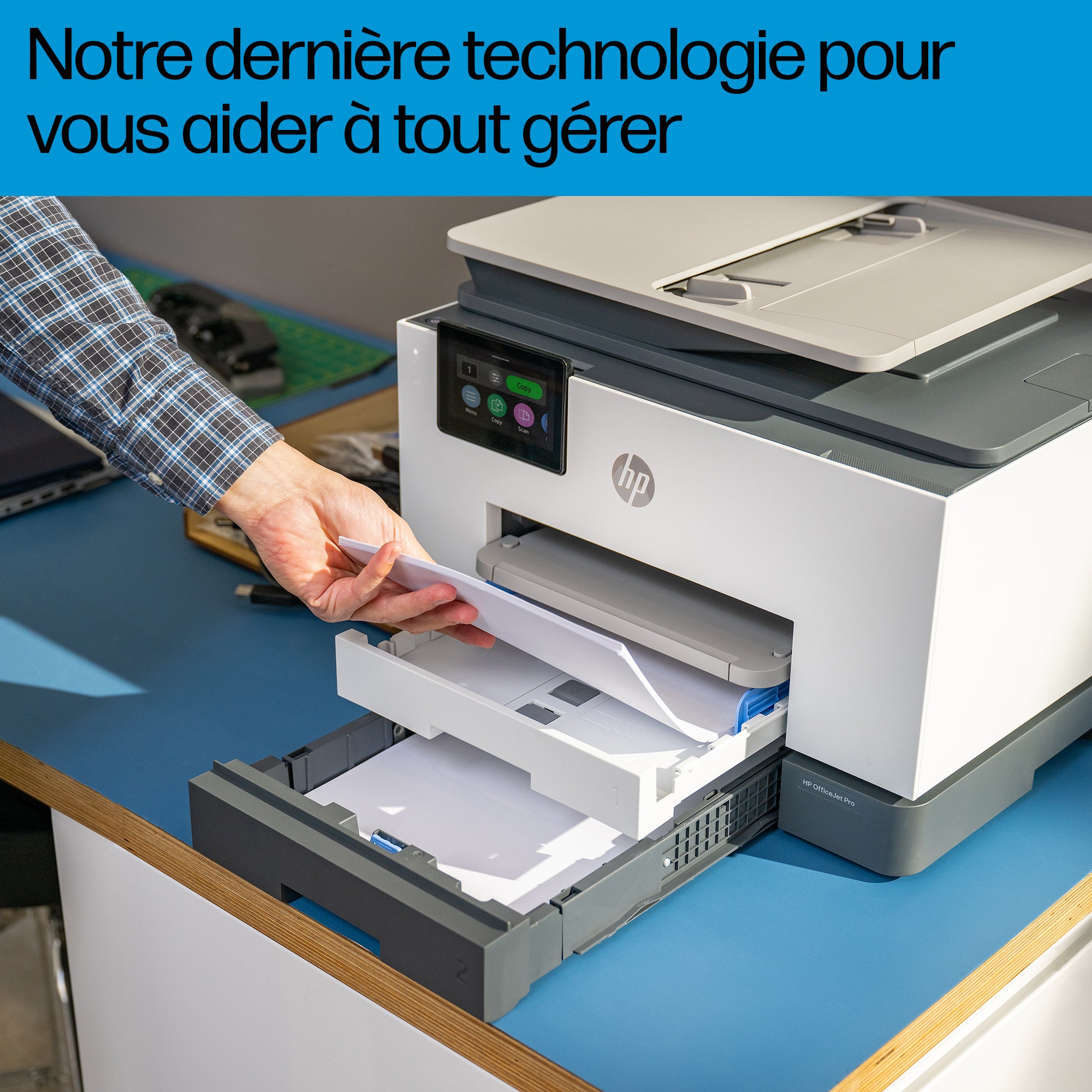 HP OfficeJet Pro 9130b Sans fil All-in-One Couleur Imprimante, Impression recto-verso; copieur, scanner
