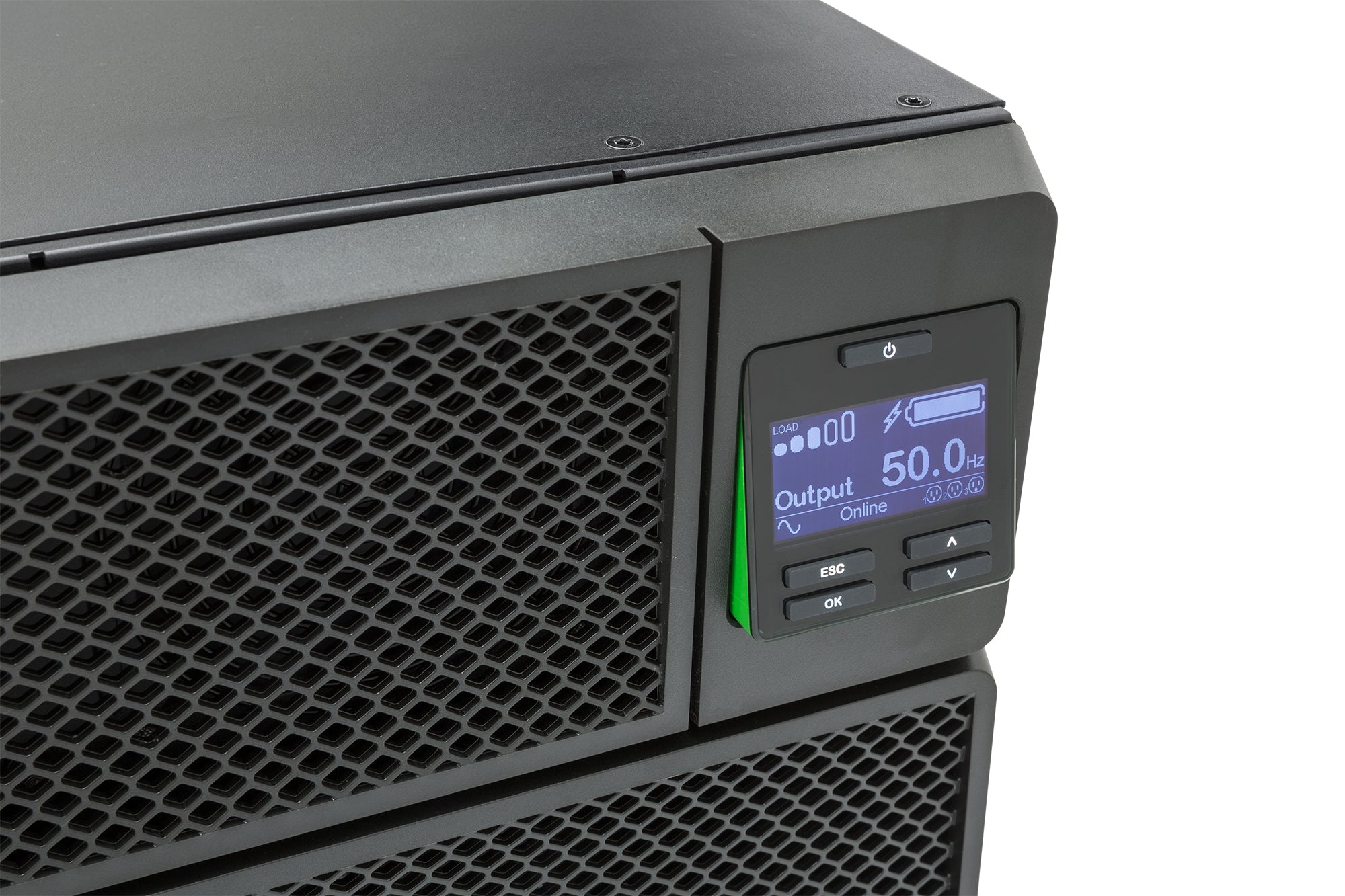 APC Smart-UPS On-Line SRT6KRMXLI - 6kW/VA, 6x C13, 4x C19, sortie monophasée câblée, montable en rack, NMC intégré