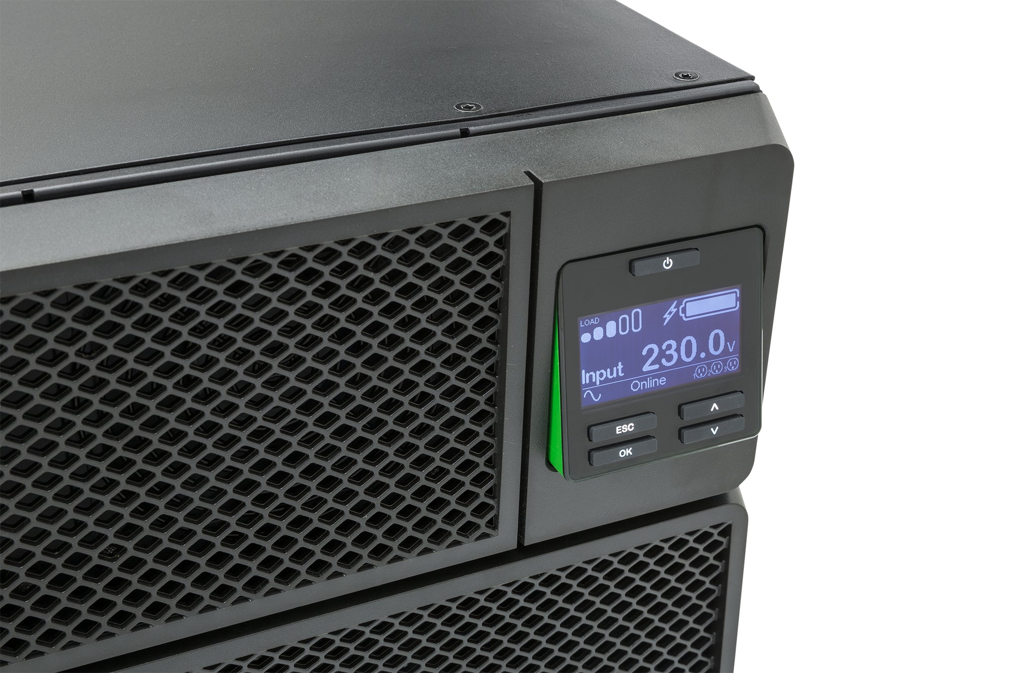 APC Smart-UPS On-Line SRT6KRMXLI - 6kW/VA, 6x C13, 4x C19, sortie monophasée câblée, montable en rack, NMC intégré