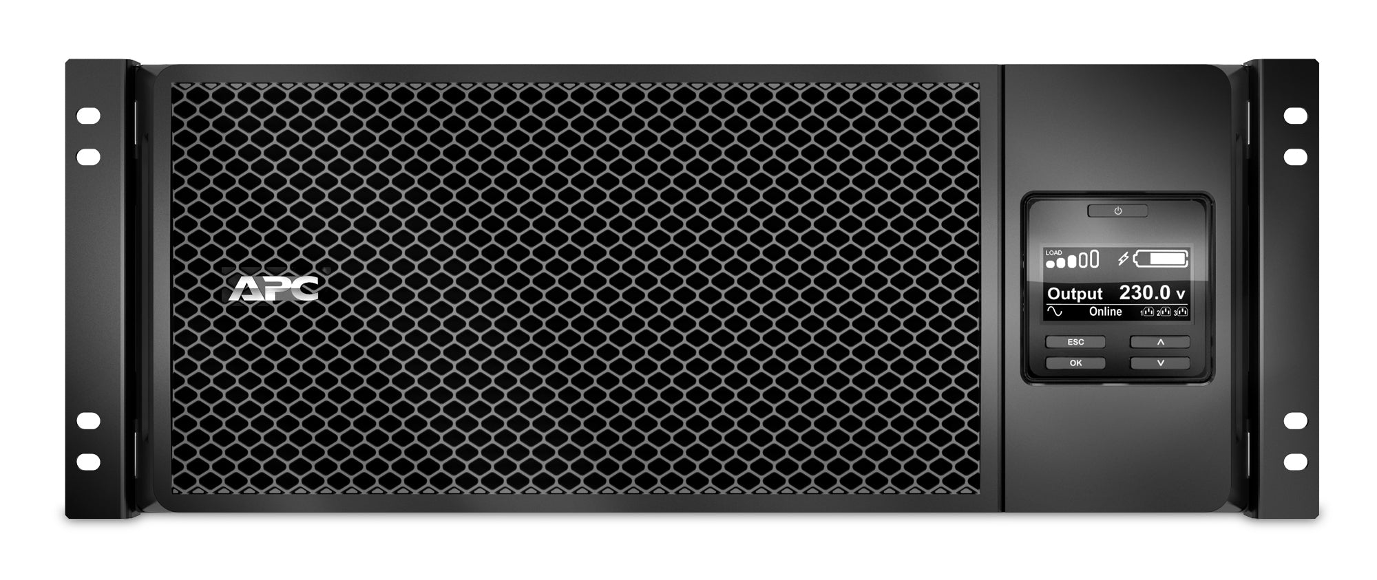APC Smart-UPS On-Line SRT6KRMXLI - 6kW/VA, 6x C13, 4x C19, sortie monophasée câblée, montable en rack, NMC intégré
