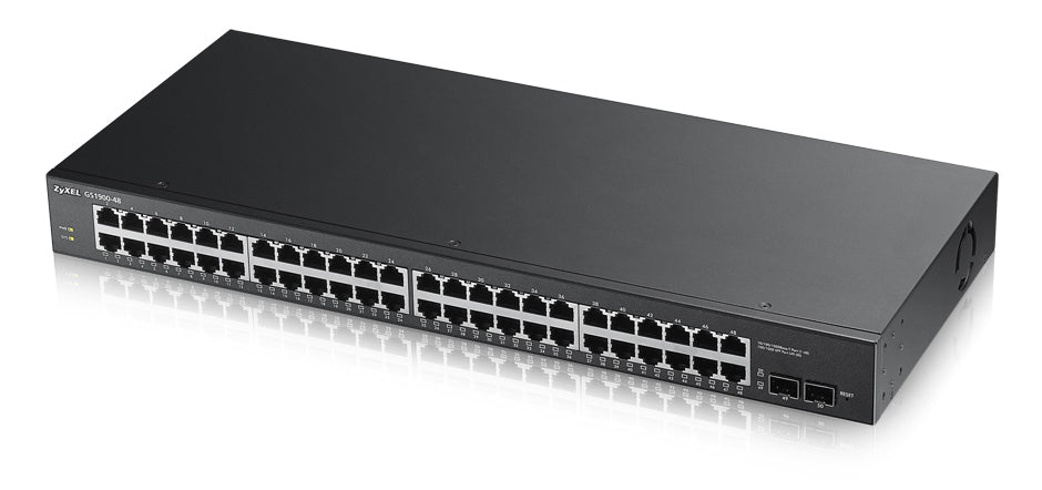 Zyxel GS1900-48-EU0102F commutateur réseau L2 Gigabit Ethernet (10/100/1000) Noir