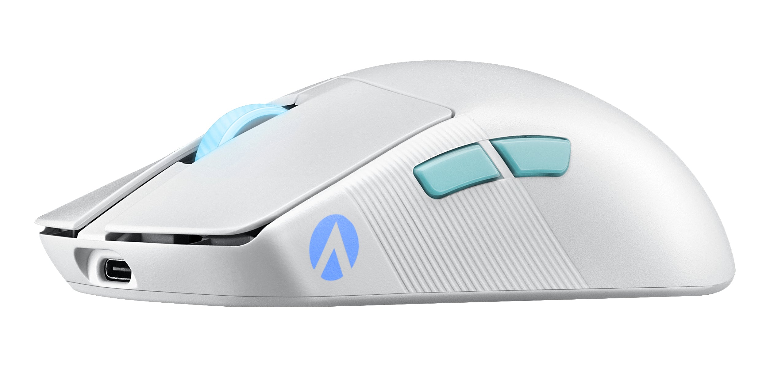 ASUS ROG Harpe Ace Aim Lab Edition souris Jouer Ambidextre RF Wireless + Bluetooth + USB Type-C Opto-mécanique 36000 DPI