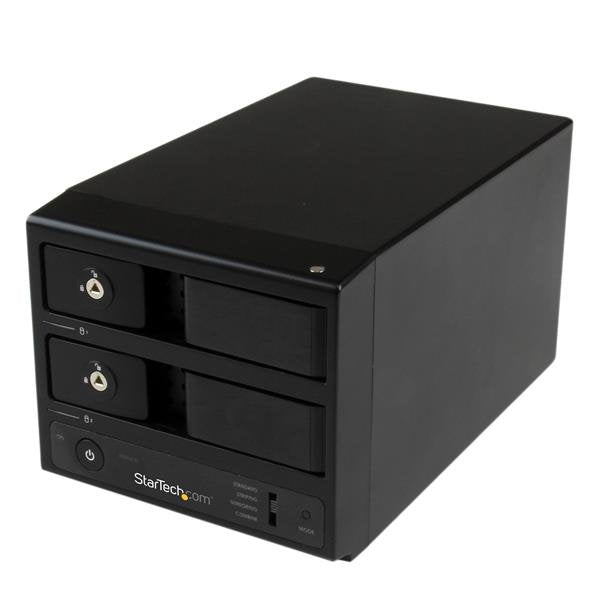 StarTech.com Boîtier USB 3.0 / eSATA sans tiroir pour 2 disques durs SATA III 3,5" avec UASP, SATA 6Gb/s et échange à chaud