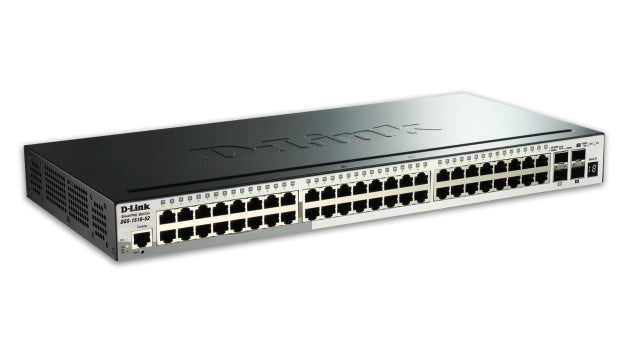 D-Link DGS-1510-52X commutateur réseau Géré L3 Gigabit Ethernet (10/100/1000) 1U Noir