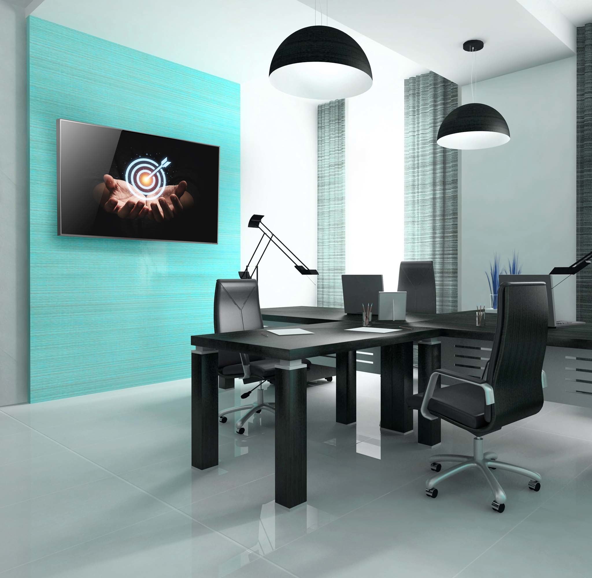 Edbak TWB1 support pour téléviseur 2,16 m (85") Noir