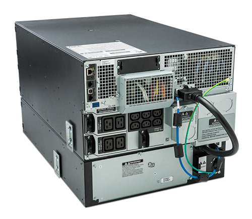 APC Smart-UPS On-Line SRT8KRMXLI - 8kW/VA, 6x C13 + 4x C19 + sortie monophasée câblée, montable en rack, NMC intégré