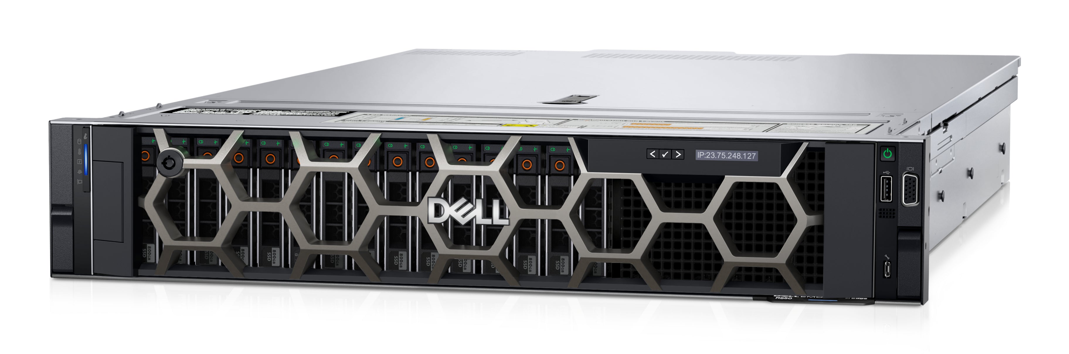 DELL PowerEdge R550 serveur 480 Go Rack (2 U) Intel® Xeon® Silver 4310 2,1 GHz 16 Go DDR4-SDRAM 1100 W