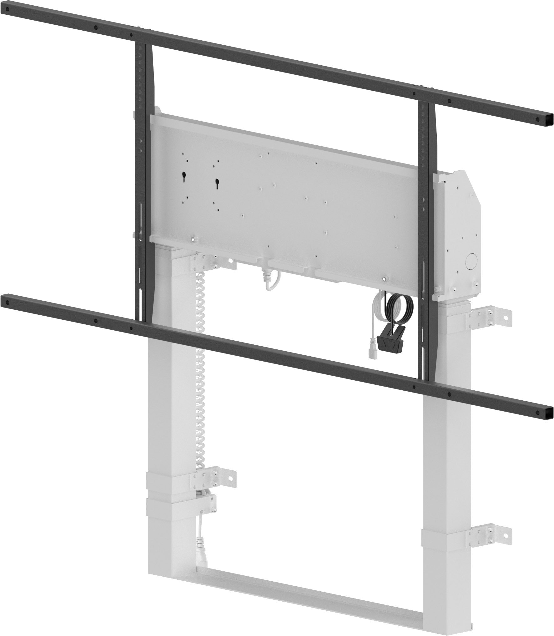 iiyama MD-WLIFT2031-W1 support d'écran plat pour bureau 2,67 m (105") Sol Blanc