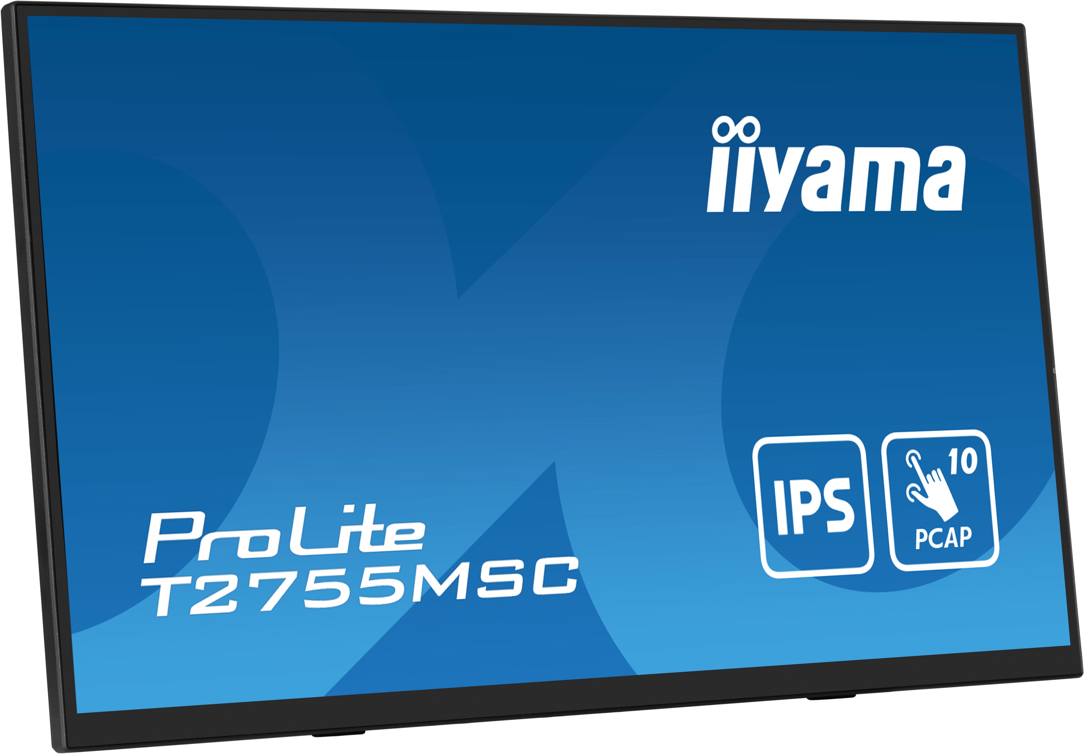 iiyama ProLite T2755MSC-B1 écran plat de PC 68,6 cm (27") 1920 x 1080 pixels Full HD LED Écran tactile Dessus de table Noir
