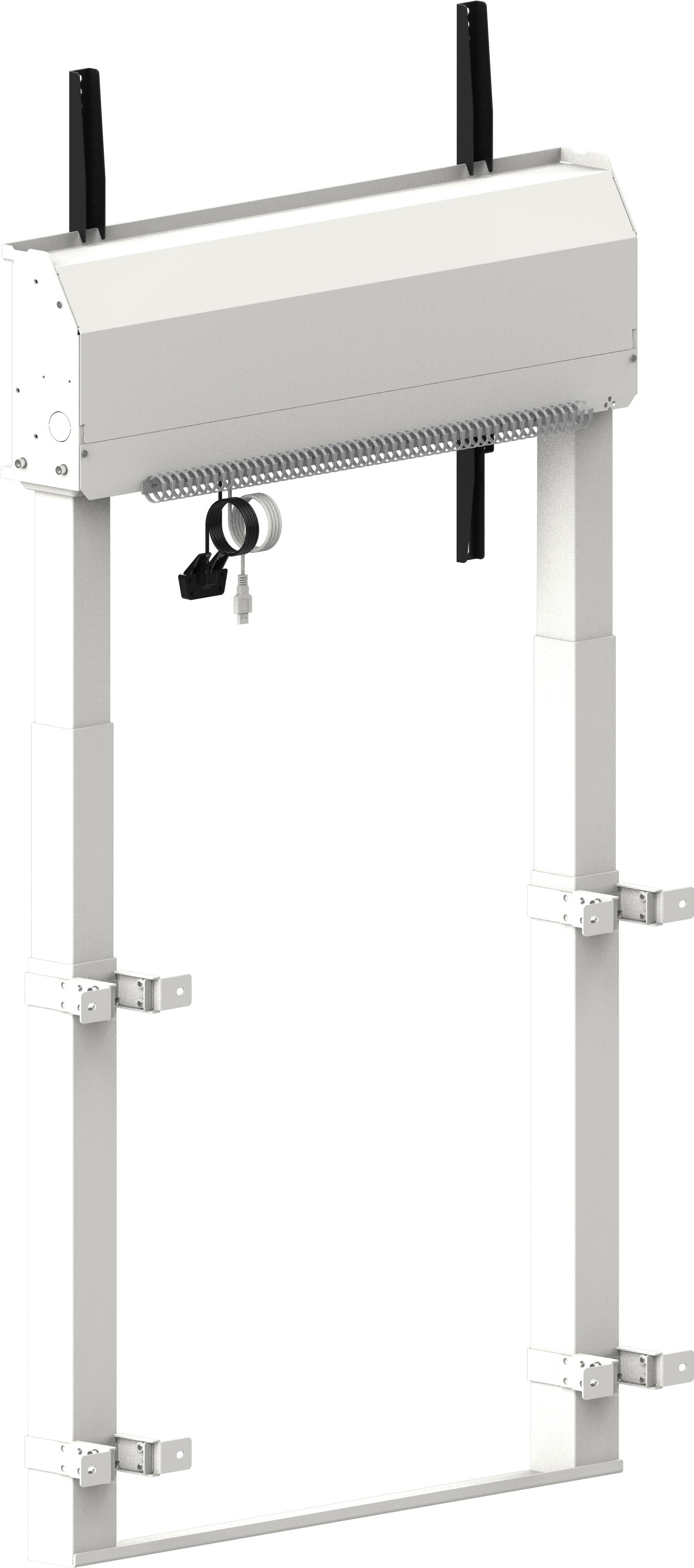 iiyama MD-WLIFT2031-W1 support d'écran plat pour bureau 2,67 m (105") Sol Blanc