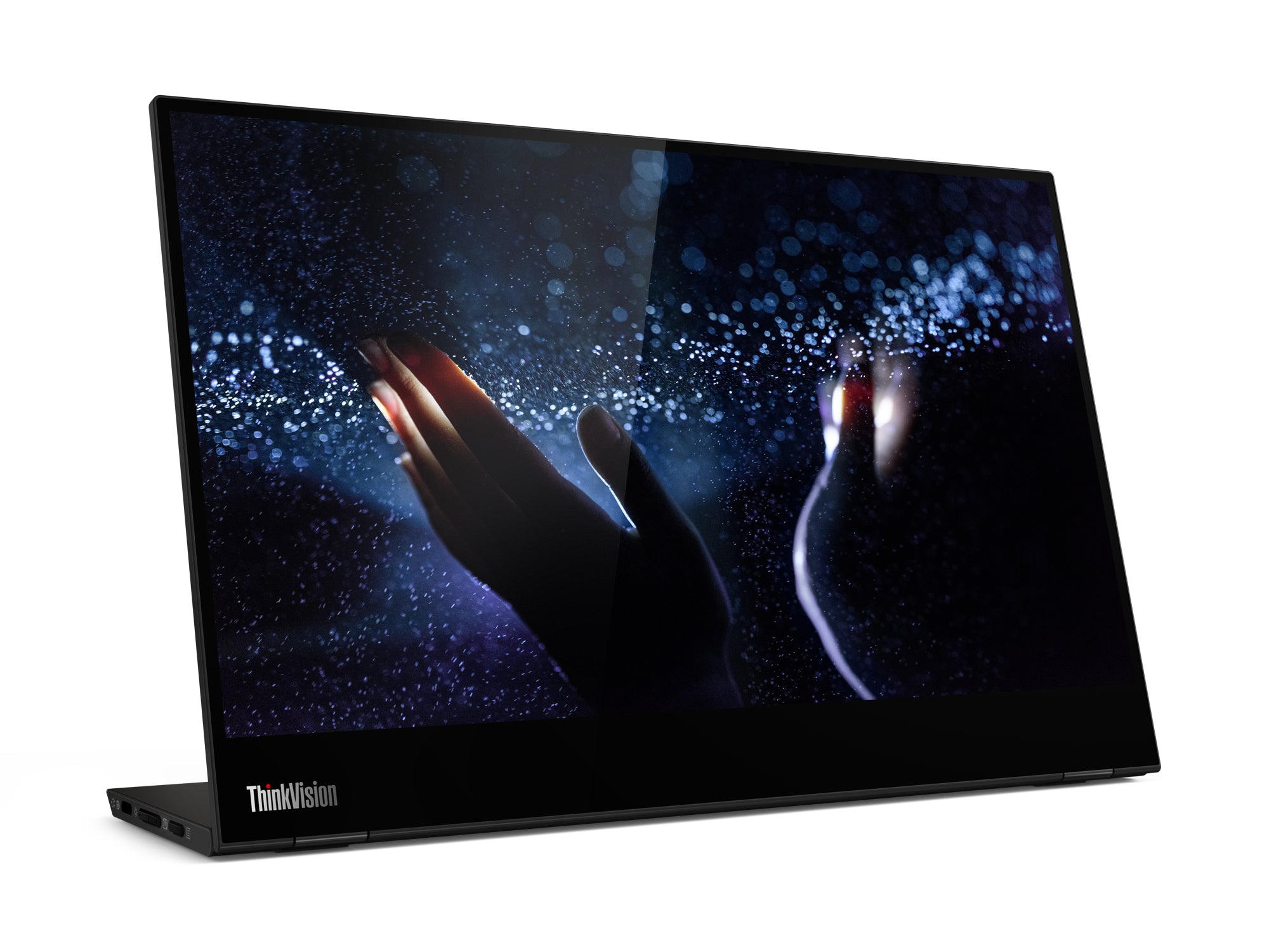 Lenovo ThinkVision M14t LED display 35,6 cm (14") 1920 x 1080 pixels Full HD Écran tactile Noir
