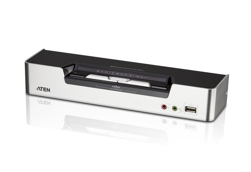 ATEN Commutateur KVMP™ deux affichages/audio DVI Dual Link USB 2 ports