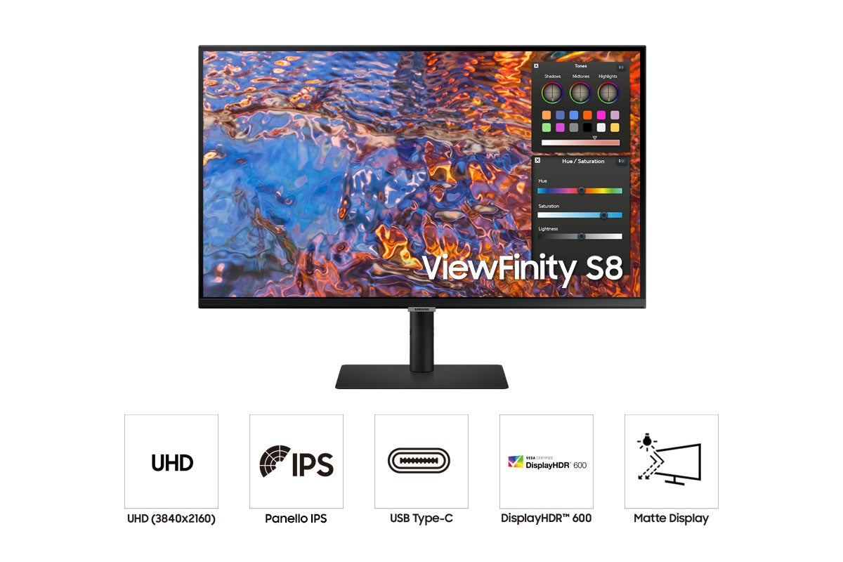 Samsung LS32B800PXU écran plat de PC 81,3 cm (32") 3840 x 2160 pixels 4K Ultra HD LCD Noir