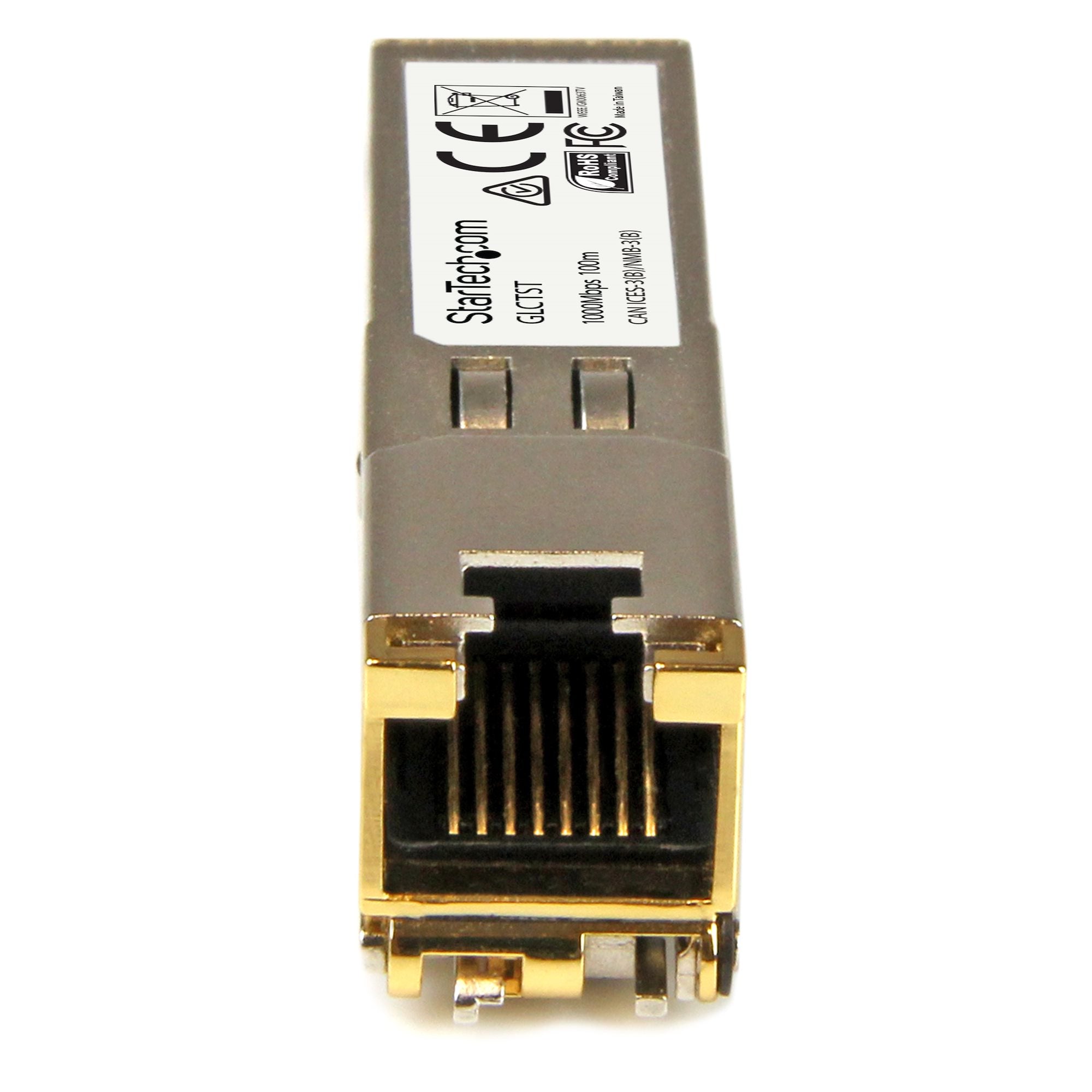 StarTech.com Module SFP GBIC compatible Cisco GLC-T - Transceiver 1000BASE-T - Paquet de 10