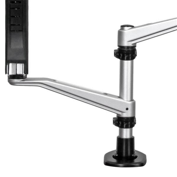 StarTech.com Support de bureau pour 2 écrans avec bras articulés - Multidirectionnel - Empilable - Installation sans outil