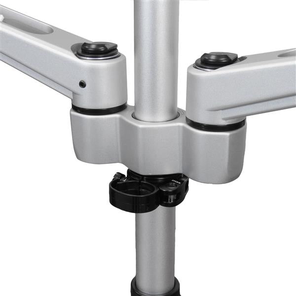 StarTech.com Support de bureau pour 2 écrans avec bras articulés - Multidirectionnel - Empilable - Installation sans outil