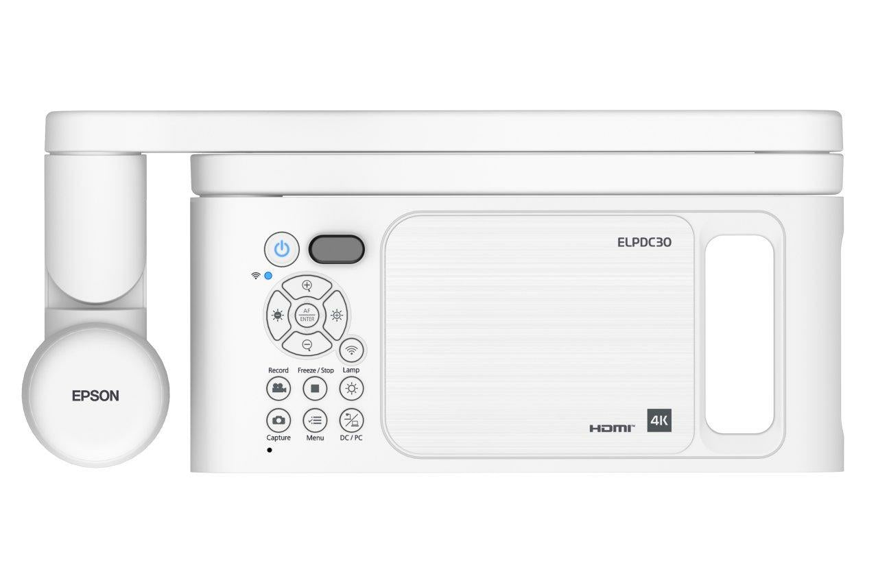 Epson V12HB09080 caméra de documents Blanc 25,4 / 3,2 mm (1 / 3.2") CMOS USB/HDMI/Wi-Fi