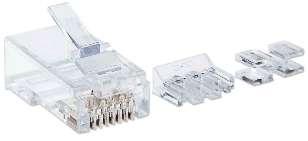Intellinet 790550 connecteur de fils RJ45 Transparent