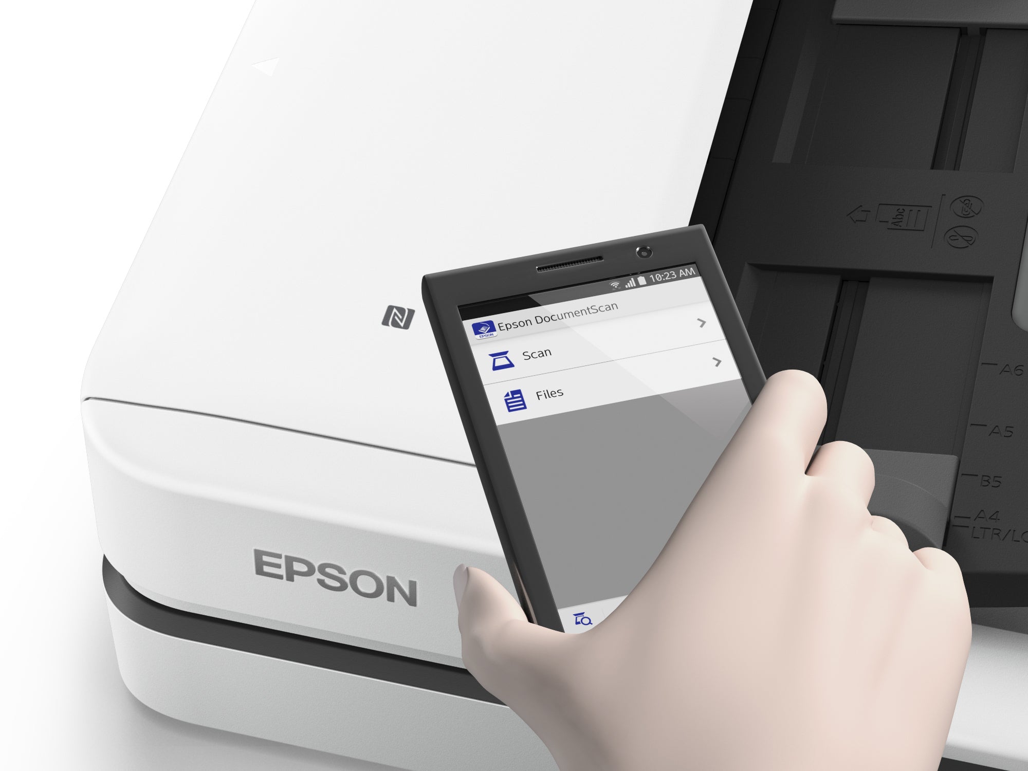 Epson WorkForce DS-1660W Numérisation à plat 1200 x 1200 DPI A4 Noir, Blanc
