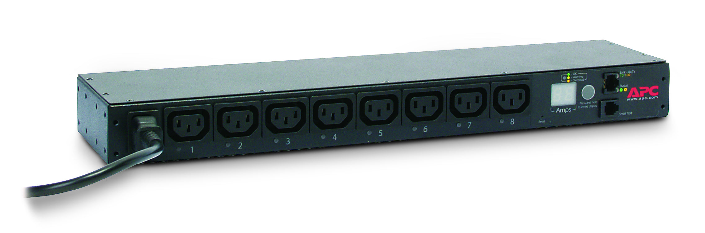 APC Netshelter - Bandeau de prises commutées rackable - 1U 12A 208V 10A 230V