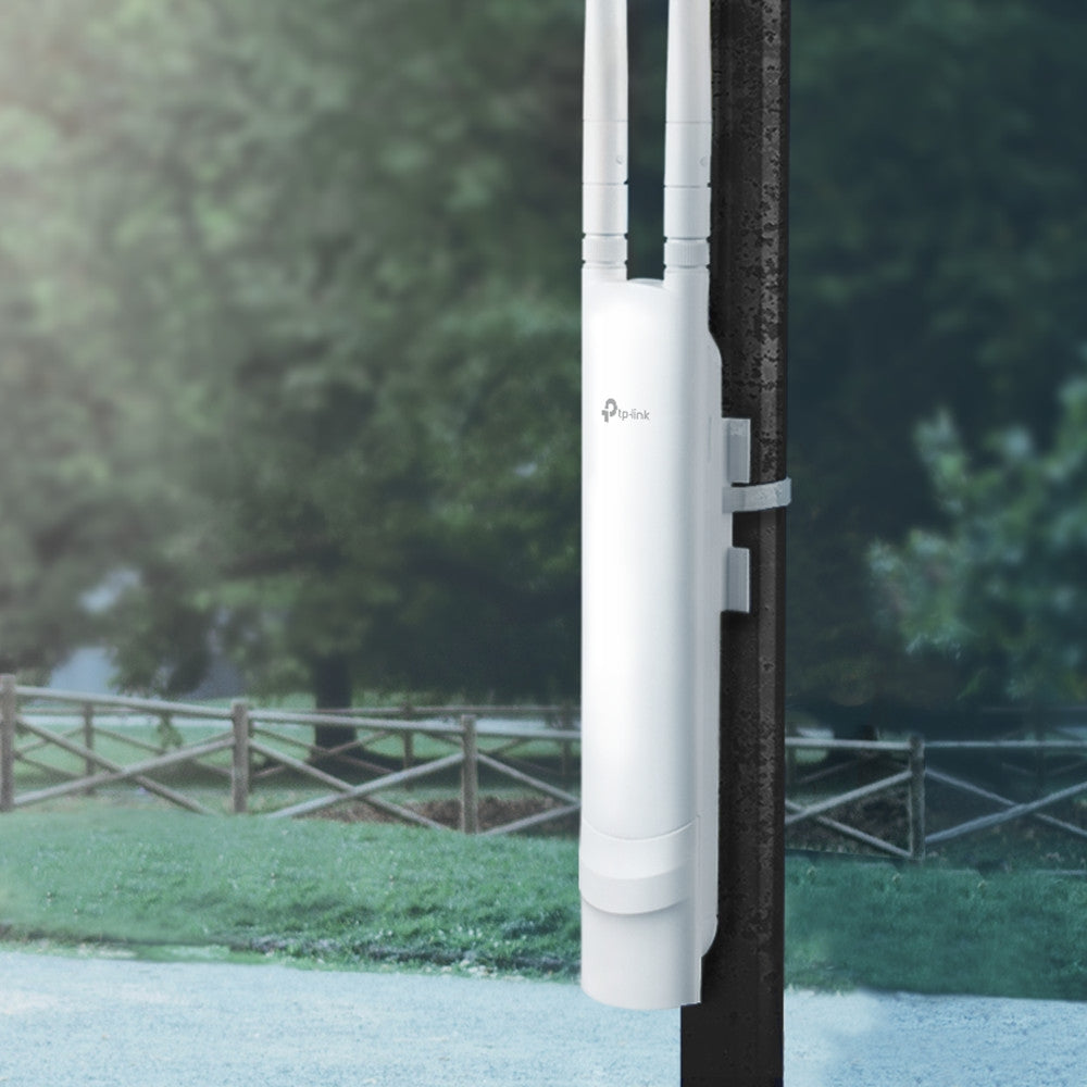 TP-Link EAP113-Outdoor 300 Mbit/s Blanc Connexion Ethernet, supportant l'alimentation via ce port (PoE)