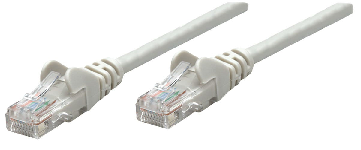 Intellinet 0.25m Cat6A SFTP câble de réseau Gris 0,25 m S/FTP (S-STP)