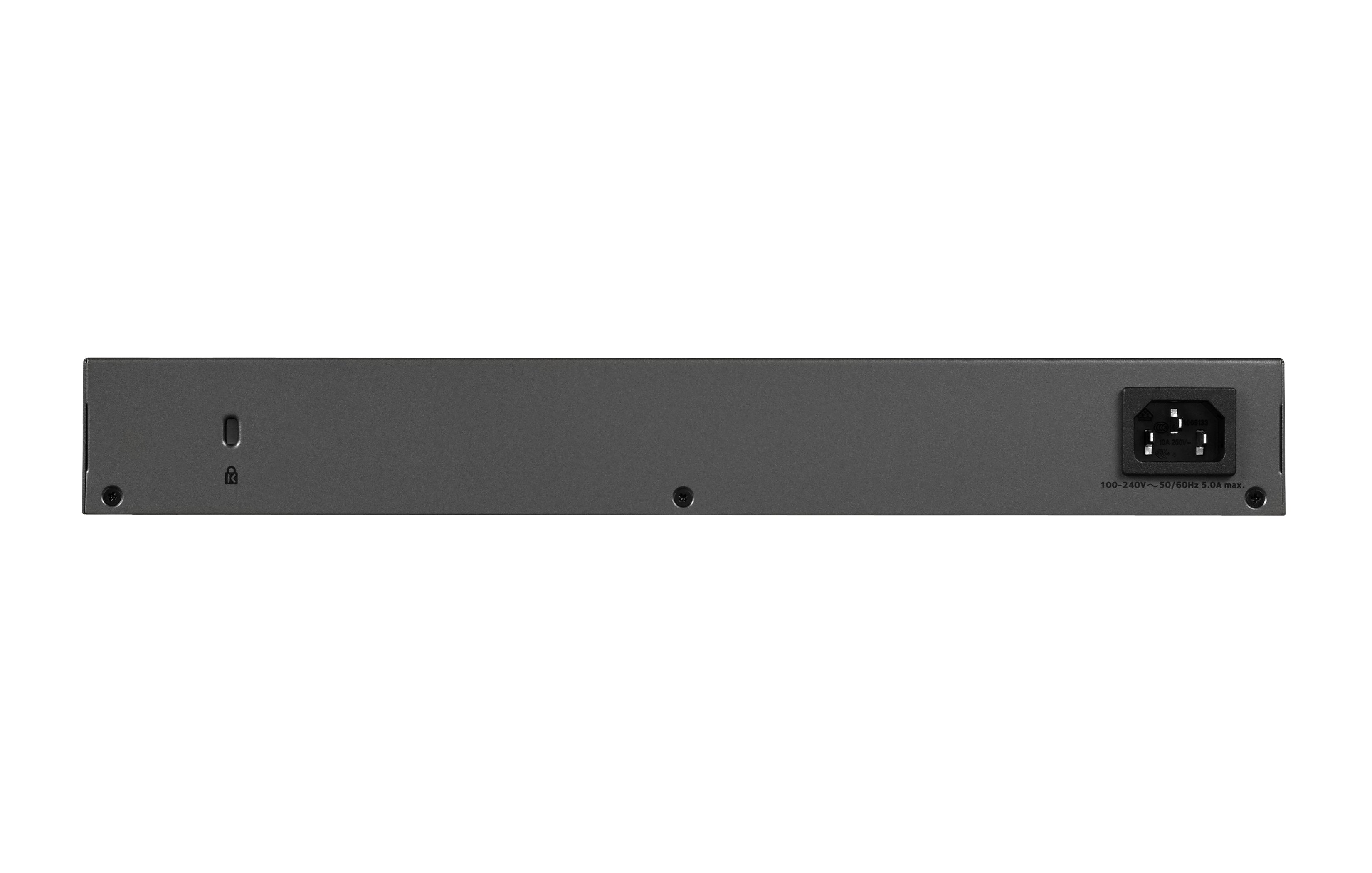 NETGEAR GS510TPP Géré L2/L3/L4 Gigabit Ethernet (10/100/1000) Connexion Ethernet, supportant l'alimentation via ce port (PoE) Noir