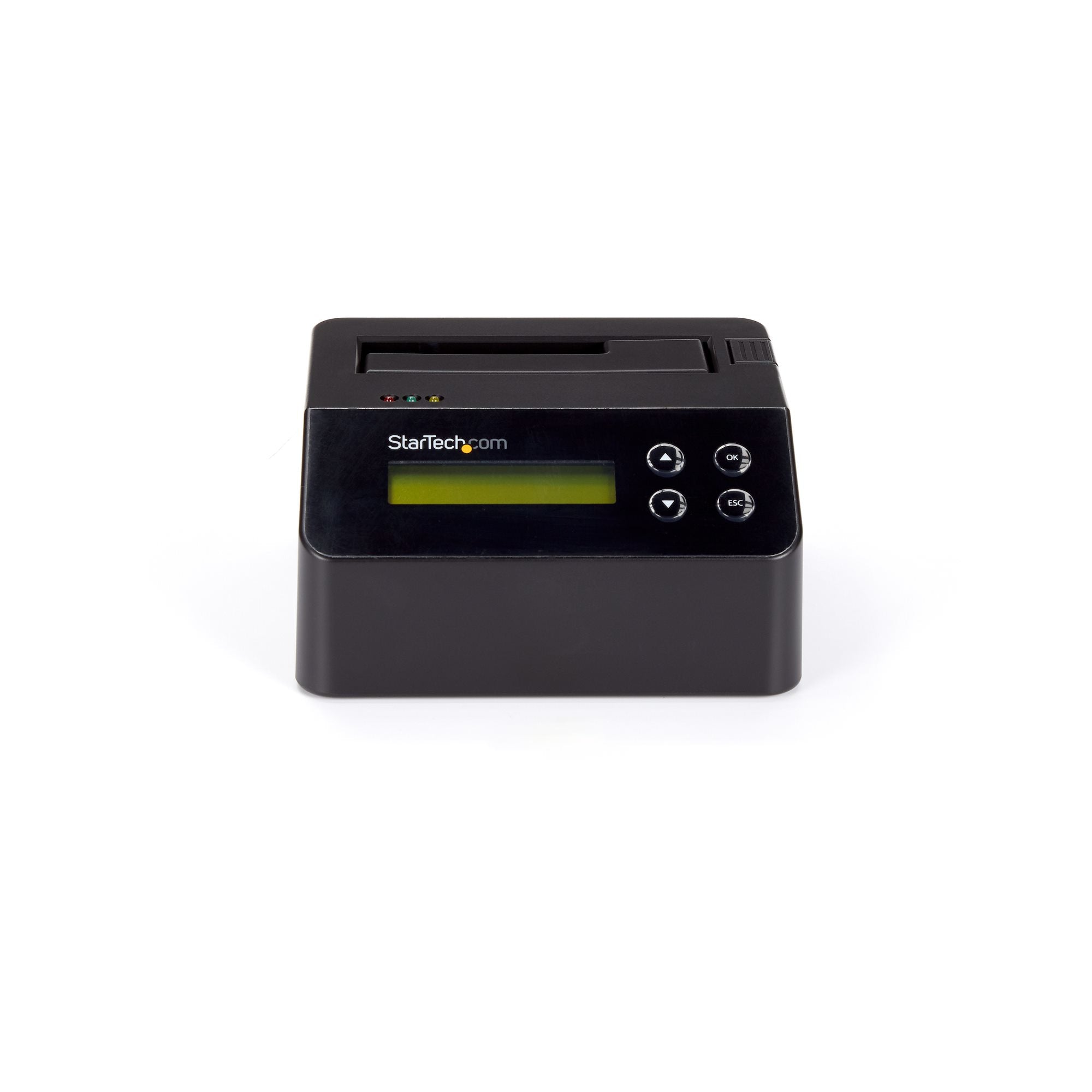 StarTech.com Effaceur de Disque Dur à Baie Unique, Nettoyeur d'HDD/SSD Autonome, 4Kn, USB 3.0 à SATA III (6 Gbps), 9 Modes d'Effacement, Dock Nettoyeur de Disque Dur Secure Erase, Port d'Imprimante DB-9, TAA