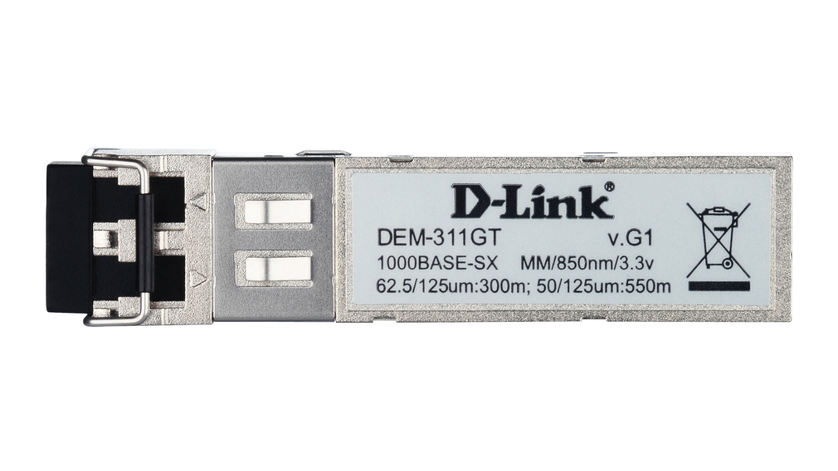 D-Link DEM-311GT module émetteur-récepteur de réseau Fibre optique 1000 Mbit/s SFP 850 nm