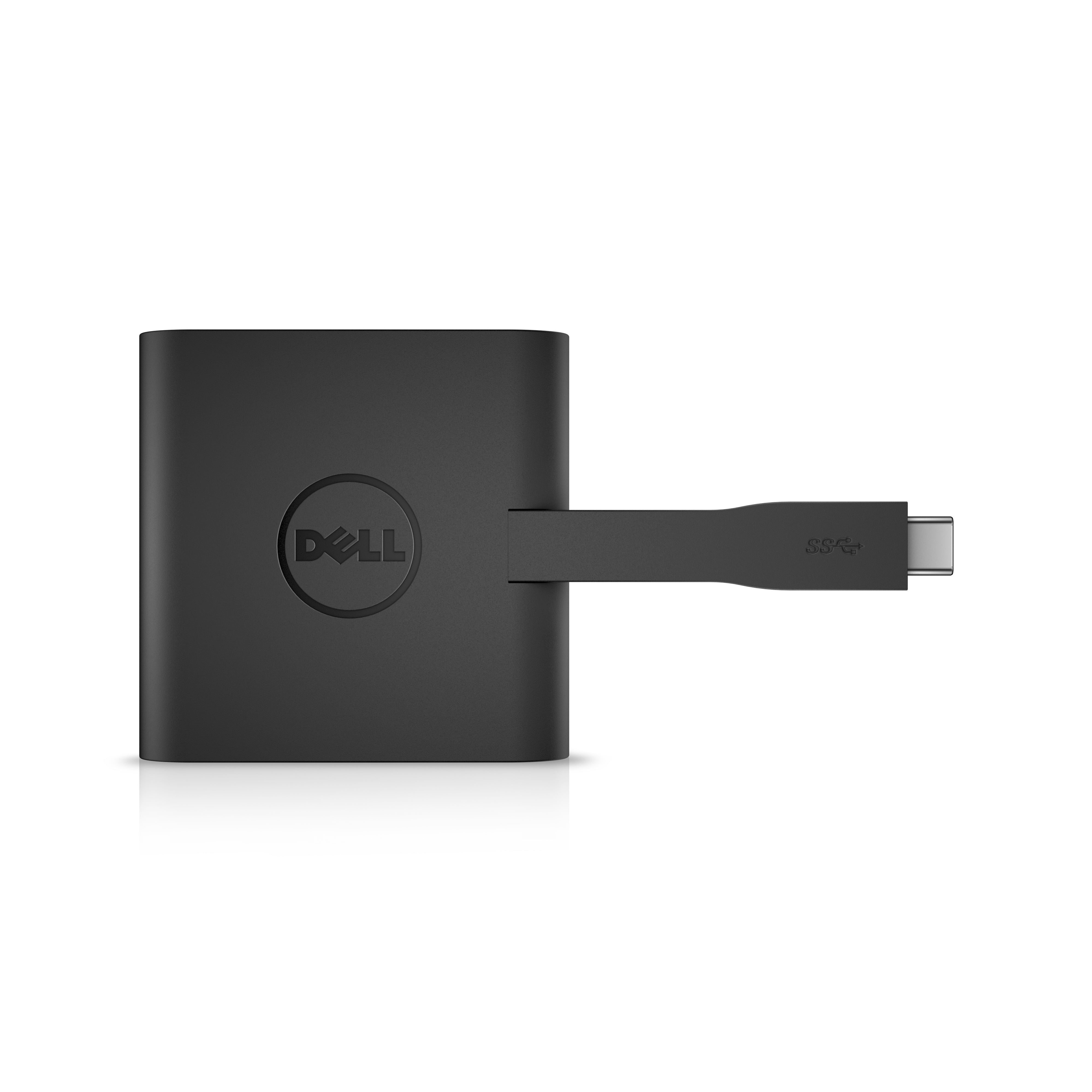 DELL DA200 Avec fil USB 3.2 Gen 1 (3.1 Gen 1) Type-C Noir