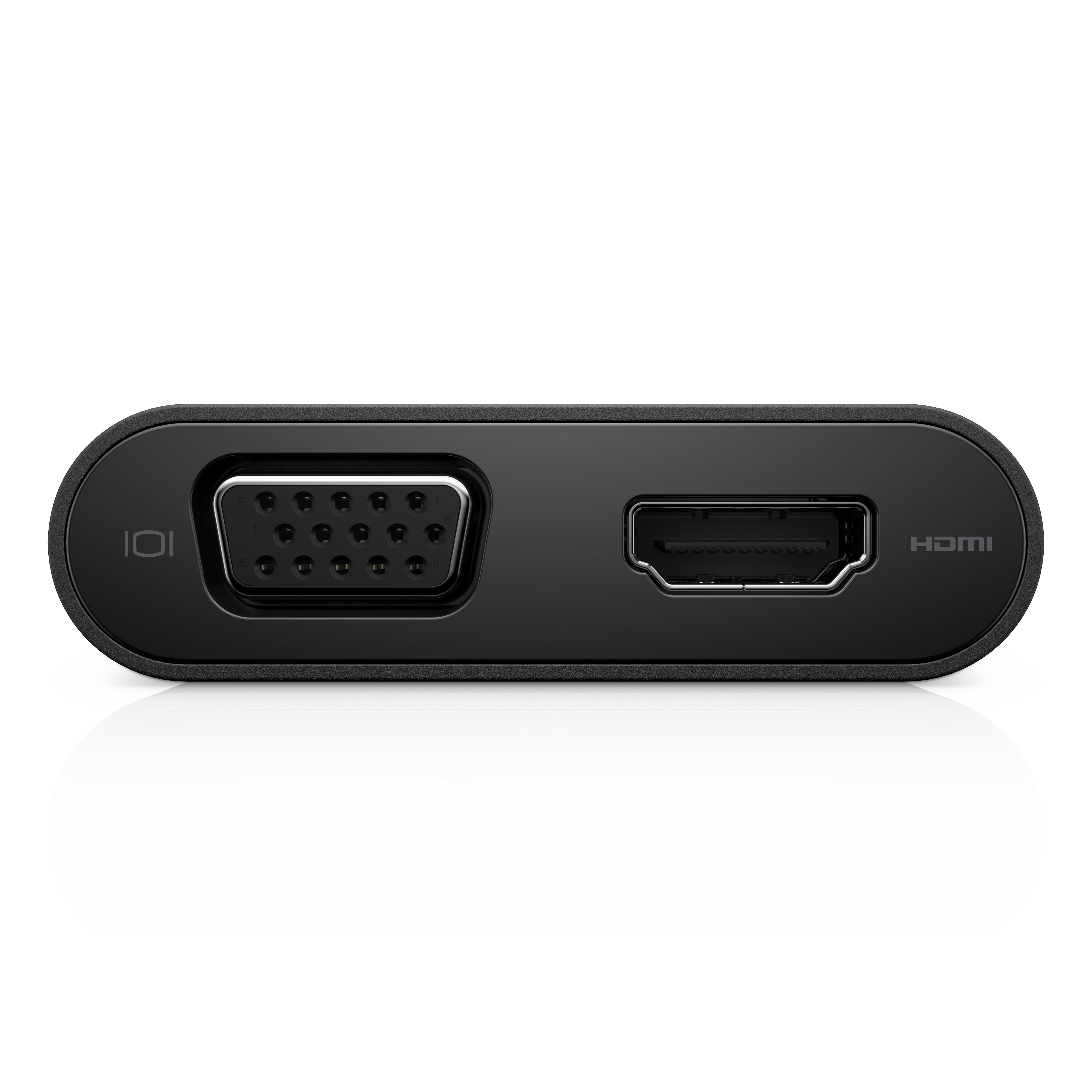 DELL DA200 Avec fil USB 3.2 Gen 1 (3.1 Gen 1) Type-C Noir