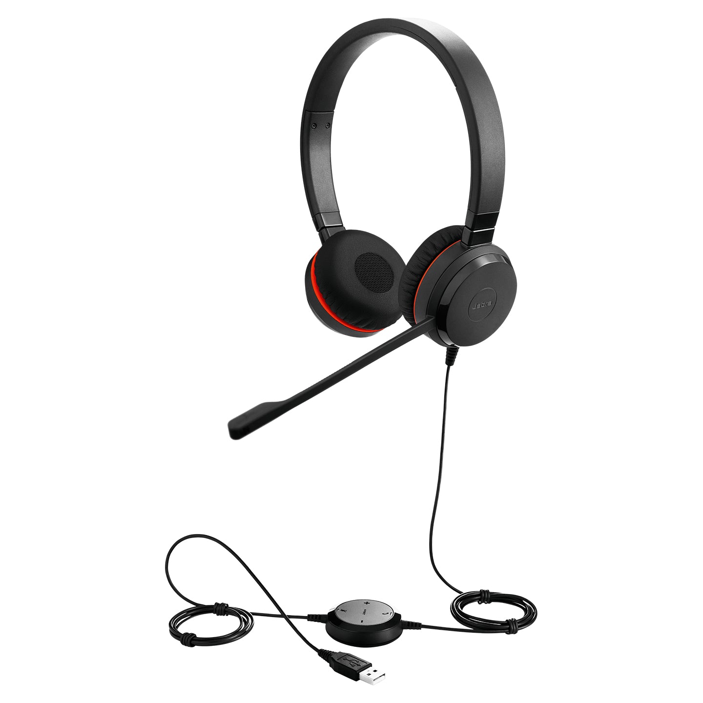 Jabra Evolve 20 Casque Avec fil Arceau Bureau/Centre d'appels USB Type-A Noir