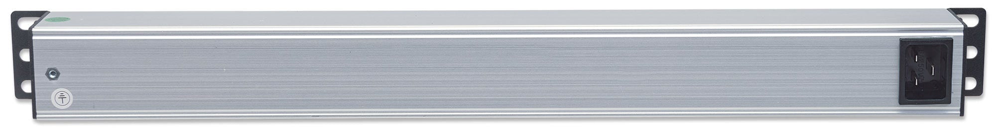 Intellinet 163613 unité de distribution d'énergie 8 sortie(s) CA 1U Noir, Argent