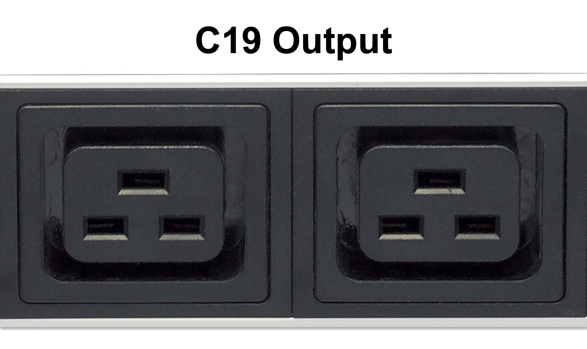 Intellinet 163613 unité de distribution d'énergie 8 sortie(s) CA 1U Noir, Argent