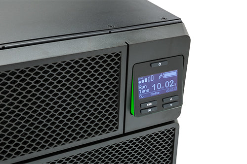 APC Smart-UPS On-Line SRT8KRMXLI - 8kW/VA, 6x C13 + 4x C19 + sortie monophasée câblée, montable en rack, NMC intégré