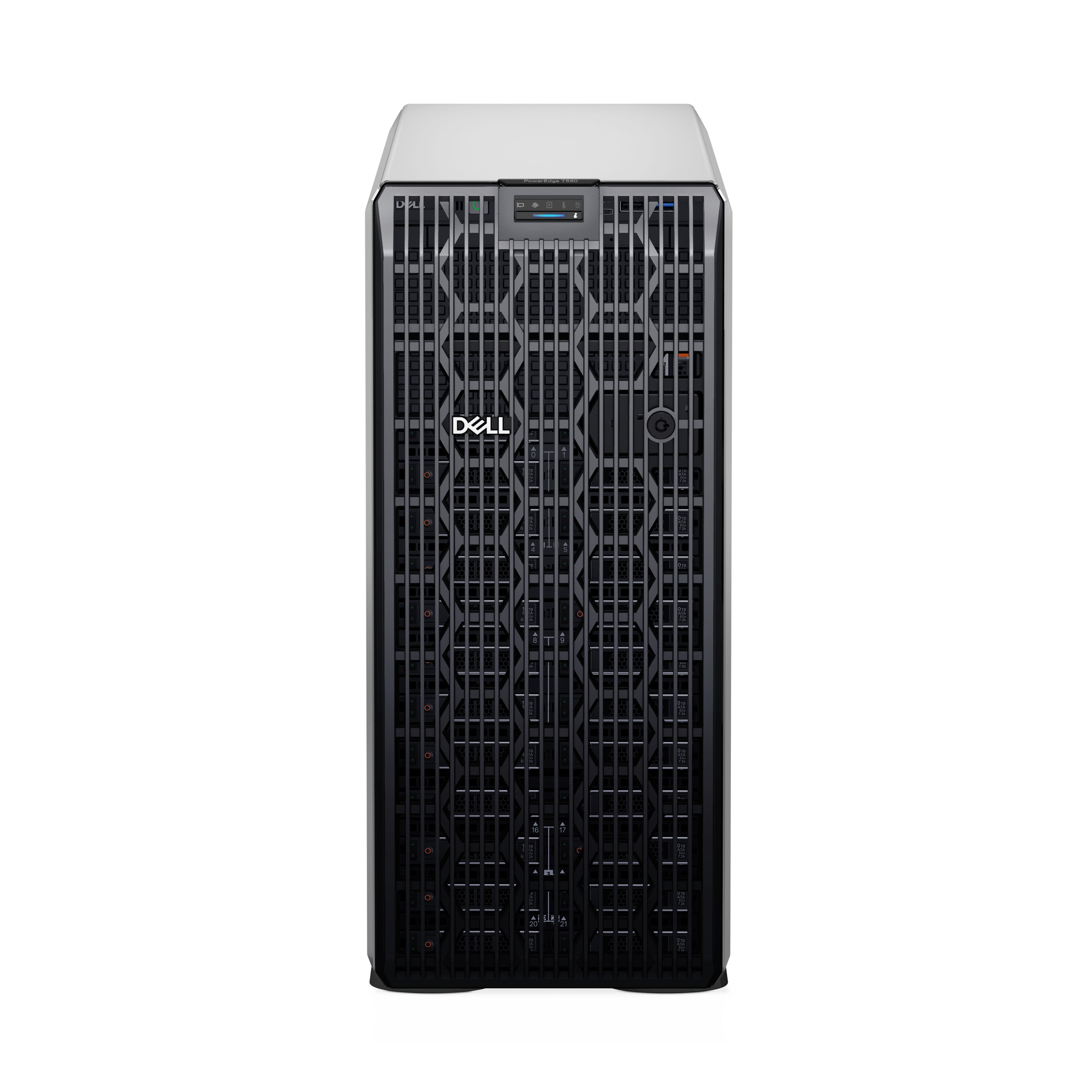 DELL PowerEdge T560 serveur 480 Go Tour (4.5U) Intel® Xeon® Silver 4410Y 2 GHz 32 Go DDR5-SDRAM 1100 W